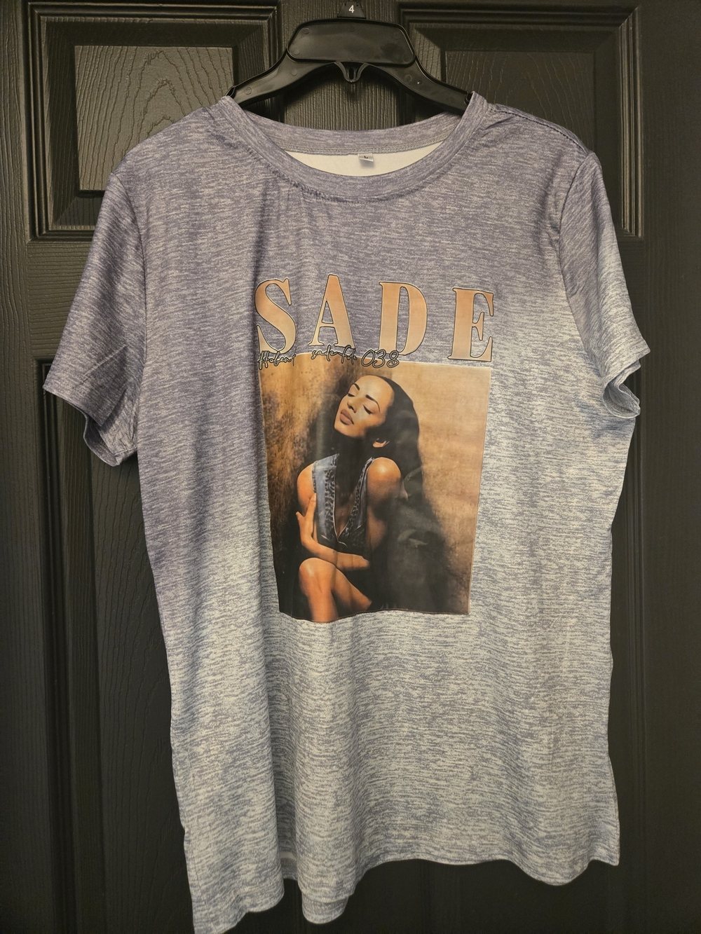 Graphic Short Sleeve Tee - Heather Blue